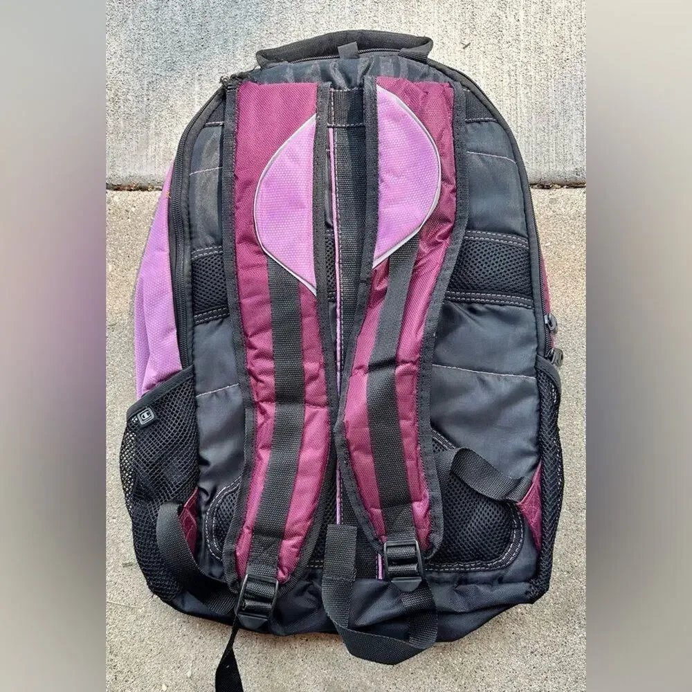 Champion Backpack Small Tear by Strap Pink Purple Black